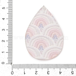 Печатные подвески из непрозрачного акрила&nbsp;FIND-K017-16C