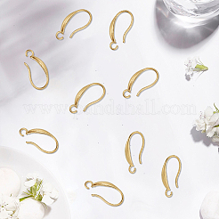 20 шт. крючки для сережек из нержавеющей стали 304&nbsp;STAS-BBC0008-77