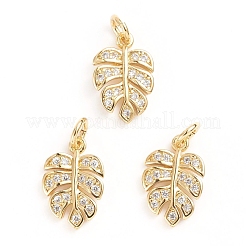 Латунные микро проложить кубического циркония подвески&nbsp;X-ZIRC-E164-20G