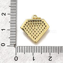 Латунные микро проложить кубического циркония подвески&nbsp;ZIRC-I070-039G