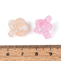 Прозрачных бусин акриловые треск&nbsp;CACR-T002-01M