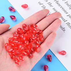 Прозрачные акриловые бусины&nbsp;MACR-S373-59B-B02