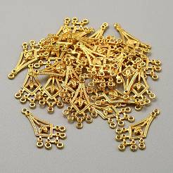 Сплав люстра компонент соединения горный хрусталь оправы&nbsp;FIND-WH0111-695G-12