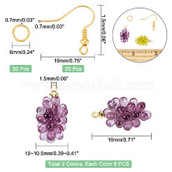 Наборы для изготовления сережек с подвесками своими руками&nbsp;DIY-CA0002-68