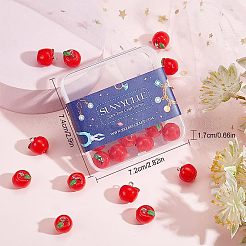 25 шт. подвески из непрозрачной смолы ко Дню учителя&nbsp;RESI-SC0002-43