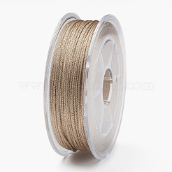 Полиэфирная металлизированная нить&nbsp;OCOR-G006-02-1.0mm-40