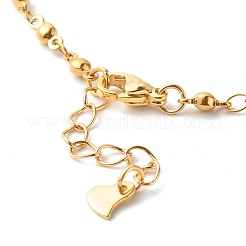 Браслеты из цепочек из нержавеющей стали 304&nbsp;BJEW-JB06540