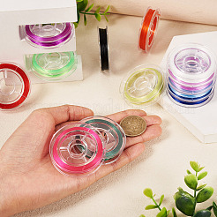 12 рулон 12-х цветов прочная эластичная бисерная эластичная нить&nbsp;EW-TA0001-05