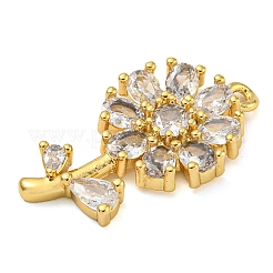 Стойки обшивки латунь микро проложить Циркон подвеску&nbsp;KK-Z063-22G