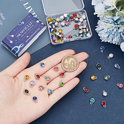 72 шт. 12-х цветные подвески из платинового сплава&nbsp;RGLA-SC0001-05