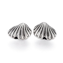 Сплавочные овальные бусины тибетского стиля &nbsp;TIBEB-A004-015TAS-NR