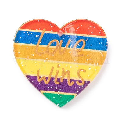 Акриловые подвески на тему радуги&nbsp;MACR-U003-01B-1