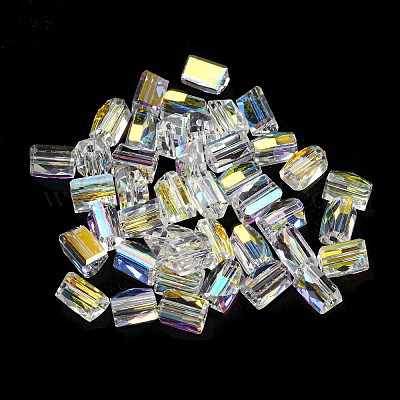 Гальванические стеклянные бусины&nbsp;EGLA-Z004-05F-1