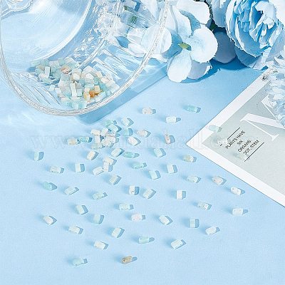 1 нить бусин из натурального цветка амазонита G-AR0005-95-1