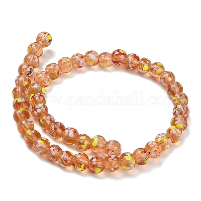 Бусы лэмпворк ручной работы&nbsp;LAMP-H071-01B-05-1