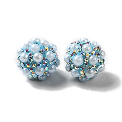 Бусины со стразами RGLA-D050-01G-1