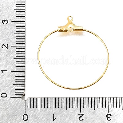 Стойки обшивки латунь кольцо серьги обруча&nbsp;KK-L125-01G-1