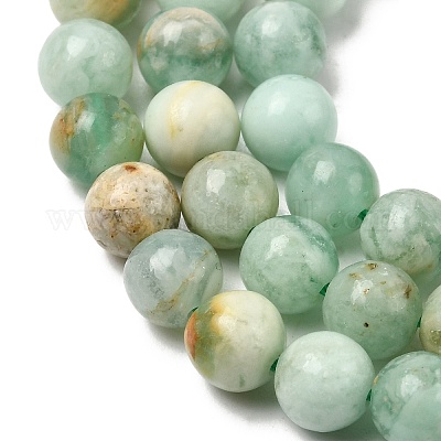 Натуральные зеленые кварцевые круглые бусины&nbsp;G-Z127-A01-6mm-1