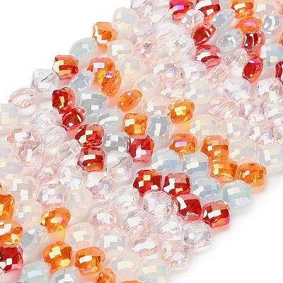 Гальванические стеклянные бусины&nbsp;EGLA-P067-04A-01-1