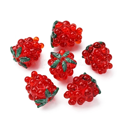 Бусины лэмпворк &nbsp;X-LAMP-WH0012-02E-1