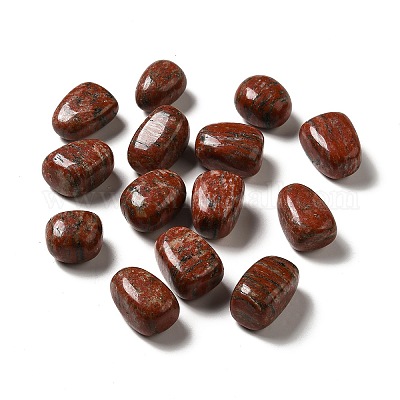 Натуральный кунжута яшмы бусы G-G979-A10-1