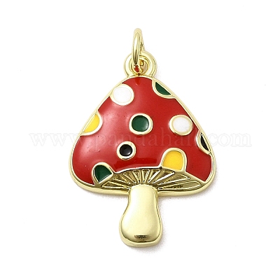 Латунь эмаль подвески&nbsp;KK-P338-12G-01-1