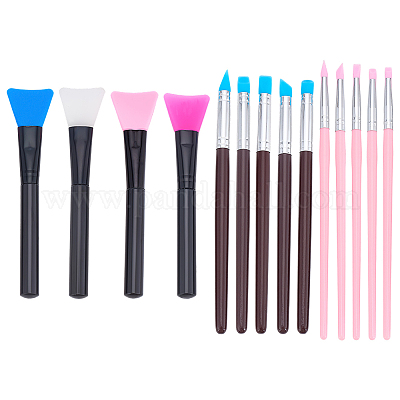 22шт силиконовая кисточка-аппликатор для маски для лица&nbsp;AJEW-PH0006-070-1