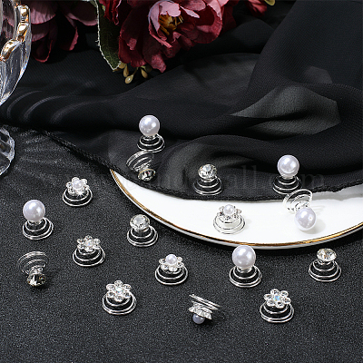 Спиральная шпилька для волос катушка железные аксессуары для волос&nbsp;OHAR-SP0001-12A-1