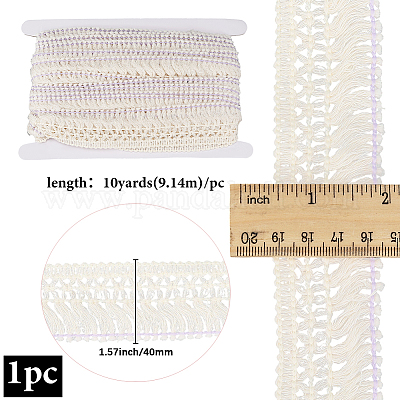 Бахрома из хлопкового кружева&nbsp;OCOR-GF0005-07A-01-1