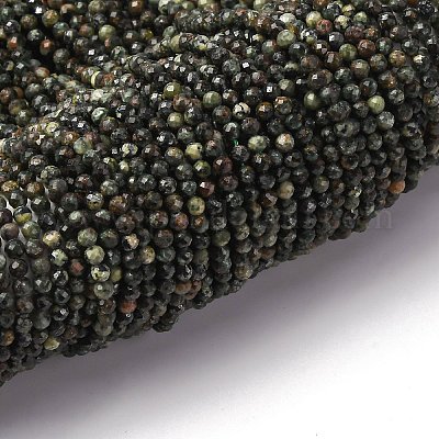 Природные SERAPHINITE нитей бисера&nbsp;G-RM2025-A42-3mm-1