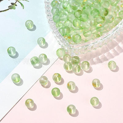 100 шт. матовые стеклянные бусины&nbsp;DGLA-YW0001-36H-1