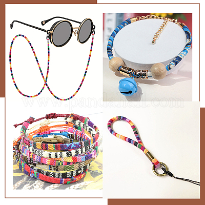 1 рулон этнических шнуров из полиэстера&nbsp;OCOR-CY0002-53A-1