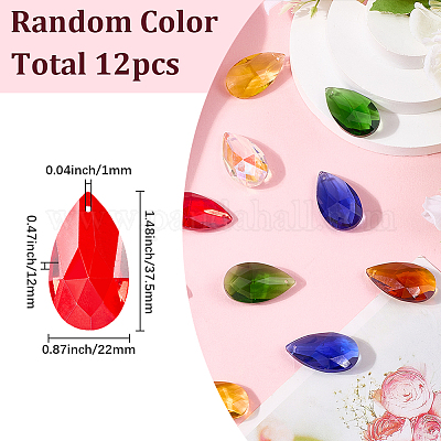 12шт стеклянные подвески&nbsp;GLAA-SP0001-46-1