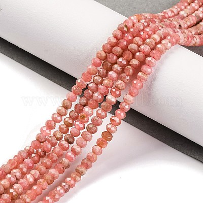 Натуральные бусины из родонита G-F770-D07-03-1