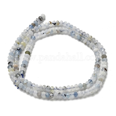 Природные Аквамарин бисер нитей&nbsp;G-RM2025-D01-B-1