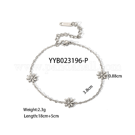 Элегантные браслеты-цепочки из нержавеющей стали 304 для женщин EE7355-6-1