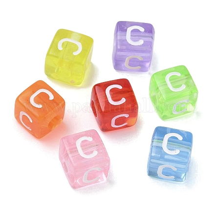 Прозрачные акриловые бусины&nbsp;MACR-K365-07C-1