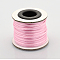 Macrame Rattail Chinese Knot Making Cords Round Nylon Braided String Threads, Satin Cord, Pearl Pink, 2mm, about 10.93 yards(10m)/roll