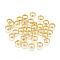 Brass Spacer Beads, Rondelle, Golden, 6x2mm, Hole: 4mm