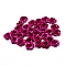 Aluminum Flower Beads, Medium Violet Red, 14x14x7.5mm, Hole: 1.5mm, 950pcs/bag