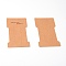 Paper Hair Clip Display Cards, Word, Brown, 11.5x6.6x0.03cm, 100pcs/set