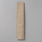 Wood Blank Bookmarks for DIY Engraved Craft, Rectangle, Tan, 150x25~27x2.5~3mm