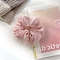 Cloth Hair Ties, Flower Pattern, Pink, 130mm