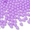 Fluorescent Acrylic Beads, Round, Lilac, 6mm, Hole: 1.5mm